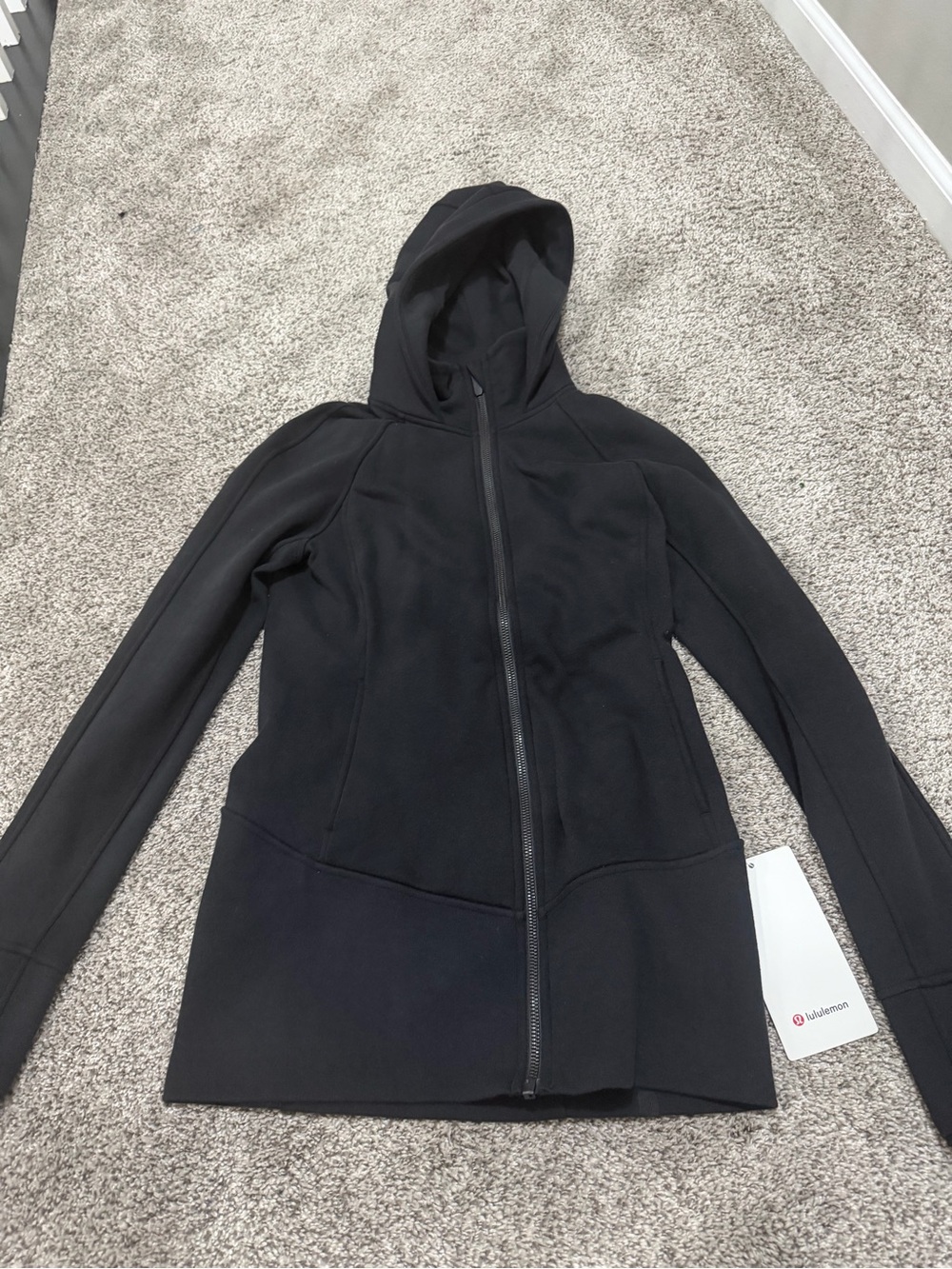 lululemon athletica Black Radiant Jacket with Hood